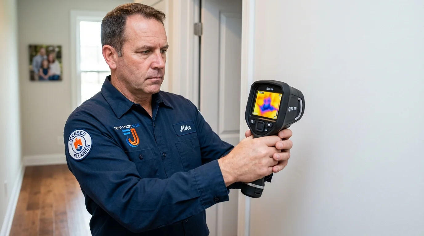 Thermal imaging leak detection by Johns Plumbing LLC in Castle Dale